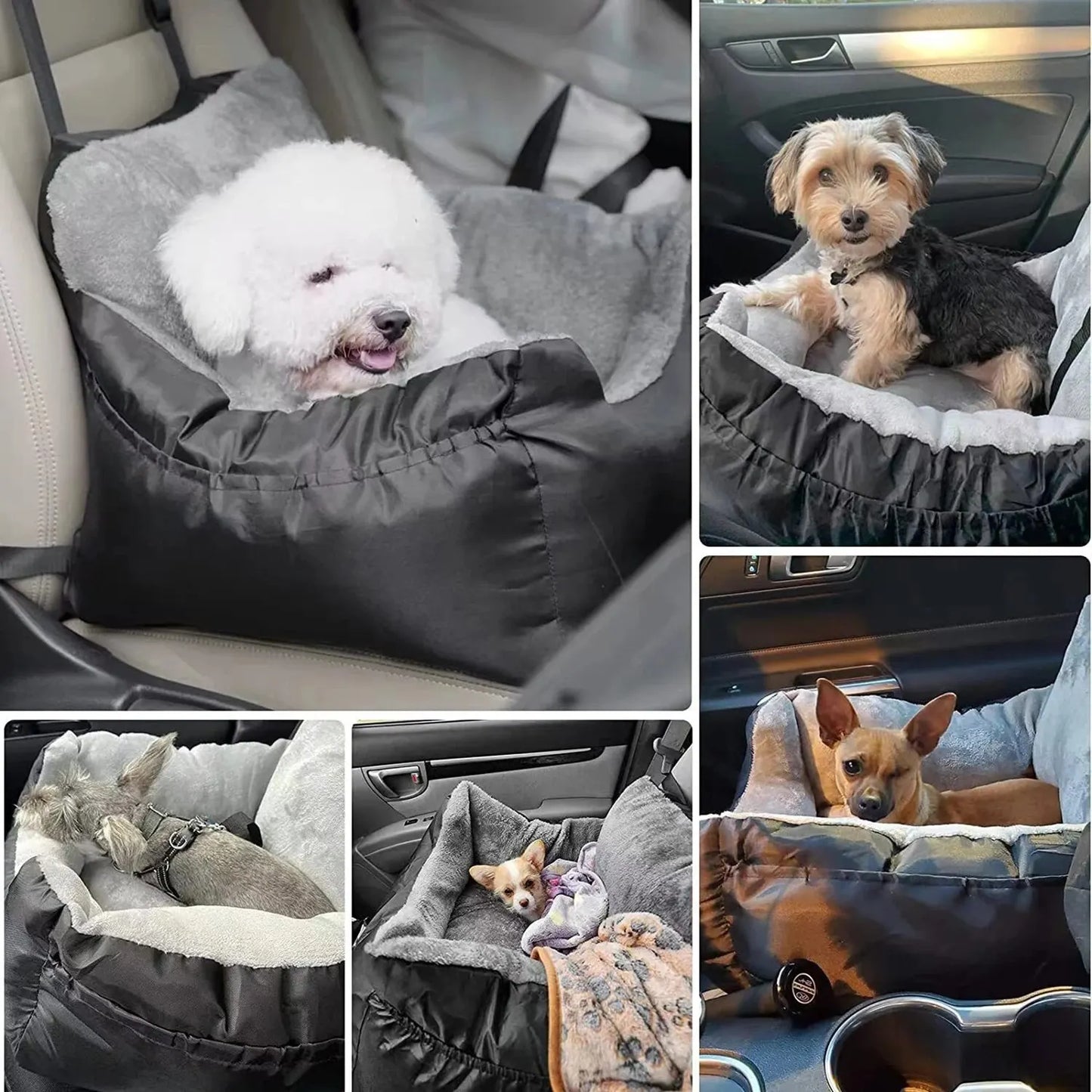 Pet Car Seat for Large Medium Dogs Washable  Detachable